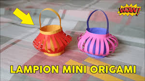 Bahkan tanpa adanya acara khusus pun benda cantik ini begitu populer dan sudah digunakan dalam berbagai acara perayaan. Lampion Origami Cara Membuat Lampu Lampion Mini Origami Mudah Tutorial Wow Youtube