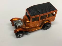 original 1969 Hot Wheels Redline CLASSIC '31 FORD WOODY (Orange paint) Clean!! | eBay