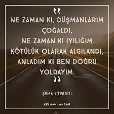 Ne Zaman Ki Dusmanlarim Cogaldi Ne Zaman Ki Iyiligim Kotuluk Olarak Algilandi Anladim Ki Ben Dogru Yoldayim Sems I Tebrizi Zaman D 2020 Kitap Iliskiler Bilgi