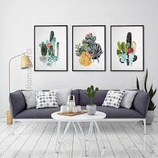 Living Room Art Watercolor Set 3 Prints Digital Prints Poster Print Modern Wall Art Home Decor White Ho Watercolor Wall Art Decor Wall Decor Living Room
