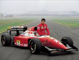 Jean Alesi with Ferrari F93A (1993) #f1 #jeanalesi #motorsport  #scuderiaferrari