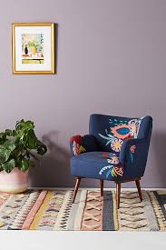 New Chair Decorated With Felt Flowers In 2020 Accent Chairs For Living Room Comfortable Accent Chairs Accent Chairs