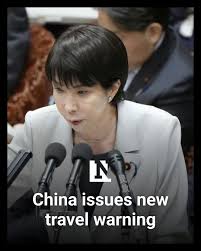 China urges citizens to avoid Japan after PM Takaichi's Taiwan remarks,  saying deteriorating ties pose serious safety risks.