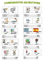 Grammar worksheet all things grammar grammar focus superlatives level intermediate answer key 1. Comparative Adjectives Esl Worksheet By Bburcu