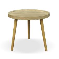 Noble House Marquette Traditional Round Oak Brown Faux Wood Side Table Modern Side Table Wood End Tables Table