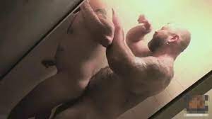 Two large gay bears have anal sex in the shower - GayGo.tv tube