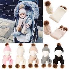 Black Beanie With Pom Pom Kmart Newborn Kids Baby Boy Girls Winter Warm Pom Bobble Hat Knit Beanie Cap Scarf Set Baby Winter Hats Baby Winter Knit Beanie Hat