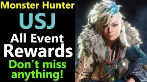 Usj is pleased to bring you the most exciting attraction ever! Mhw Mr Usj Event Quests Rewards Layered Designs True Critical Element Armor Ls Bow Weapons Youtube