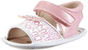 In Offerta Offerte Abbigliamento Buoni Regalo Outlet Liu Jo Girl Culla Cua2509 Scarpe Primi Passi Bambina Rosa Pink Bianco Scarpe Borse Abbigliamento