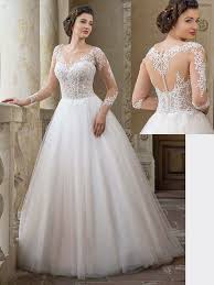 Hochzeitskleider mit spitze | hochzeit hochzeitskleider mit spitze. Traumhaftes Brautkleid Mit Spitzenapplikationen Auf Dem Oberteil Tattoo Spitze Und Langen Armeln Braut Kleid Hochzeit Brautmode