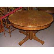 Features of the arts and crafts trestle table: Original Oak Arts And Crafts Mission Dining Table Ssr