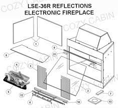 Find a lennox® dealer near you. Lennox Reflections Electric Fireplace Lse 36r Lse 36r The Cozy Cabin Lennox Hearth Parts Store