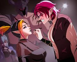 Kayn vs Akali by me. I was wondering what the rap battle between these two  would look like. Do you recognize the reference? : rakalimains