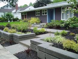 Mid Century Modern Entry After Modern Landscaping Modern Front Yard Front Yard Landscaping Design