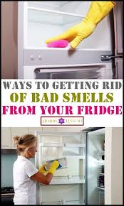 How do you get rid of the mixture of smells in a refrigerator (not unplugged) so that other items don't inherit their nasty smell? 10 Ways To Getting Rid Of Bad Smells From Your Fridge Fridge Smells Refrigerator Smells Smelling