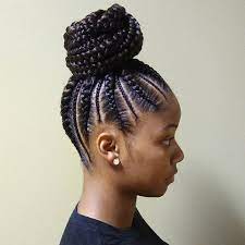 Cornrows Ponytail Cornrow Ponytail Natural Hair Styles Ghana Braids Hairstyles