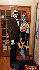 Jack And Sally Cosplay Cute Couple Halloween Costumes Cool Halloween Costumes Halloween Costumes