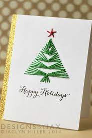 These Diy Christmas Card Ideas Are Quick And Crafty Christmas Cards Handmade Christmas Card Crafts Homemade Christmas Cards