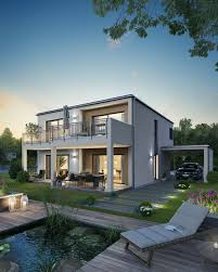 Hier erhaltet ihr informationen, tipps und inspiration für den hausbau und lernt hanse haus als anbieter von individuellen, hochwertigen. Das Fertighaus Cubus Von Hanse Haus Bauhausstil Haus Haus Doppelhaus Bauen
