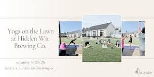Yoga on the Lawn at Hidden Wit Brewing Co.