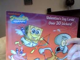 Sponge bob valentine's day cards. Free Spongebob Squarepants Valentine S Cards Over 30 Stickers Spongebob Valentine Book Feel The Love Other Holiday Seasonal Items Listia Com Auctions For Free Stuff