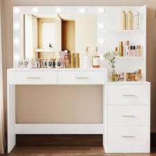 Rovaurx 46 7 Makeup Vanity Table With