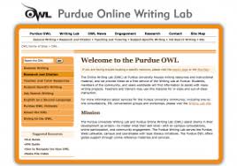 The purdue owl maintains examples of citations using both doi styles. Purdue Online Writing Lab Owl Adult Education And Literacy U S Department Of Education