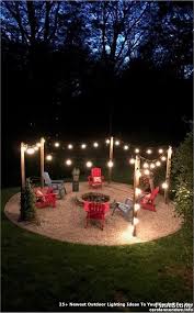 25 Newest Outdoor Lighting Ideas To Your Garden For You Backyard Makeover Backyard Fire Backyard