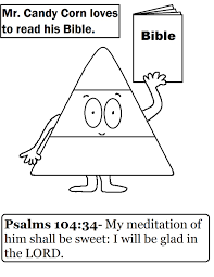 Lets have some fun coloring this candy corn. Candy Corn Sunday School Lesson Fall Sunday School Lessons