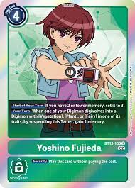 Yoshino Fujieda - Versus Royal Knights - Digimon Card Game