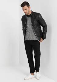Matinique Trento Skinnjakke Black Zalando No Skinnjakke Black Svart