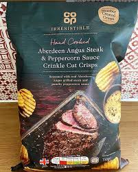 aberdeen angus steak peppercorn sauce crisps from coop uk peppercorn sauce angus steak grilled steak