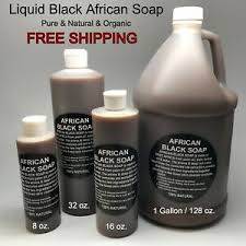 Each bar is approximately 4.7 ounces. Liquid Raw African Black Soap 100 Pure Natural Organic Bath Body Face Wash Ebay