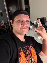 Watching sports with food and drinks available