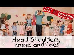 Head Shoulders Knees And Toes Singen Tanzen Und Bewegen Kinderlieder Youtube Songs Shoulder Youtube