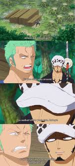 One Piece Zoro Law This Was Way Too Funny Anime Funny One Piece Funny One Piece Meme