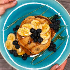 In a small bowl, whisk together powdered sugar, maple syrup, and milk. Kodiak Cakes Recipe Blueberry Banana Pancakes The Online Farmers Market