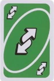 This card can only be played on cards that match it in color or on other reverse cards. Uno Reverse Card Images Memes And More Uno Variations
