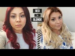 A post shared by bleach (@bleachlondon). How To Red Hair To Blonde How I Removed My Stubborn Red Color Youtube