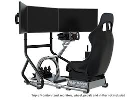 Trak Racer Rs8 Mach 5 Stainless Steel Premium Gaming Racing Simulator Cockpit Ebay Racing Simulator Cockpit Seats Cockpit