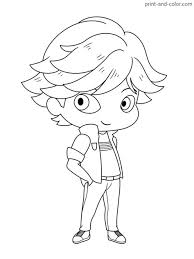 Here are some free printable coloring pages about the animated tv series miraculous: Adrien Cat Noir Coloring Pages
