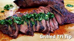 how to grill tri tip on the big green egg with malcom reed