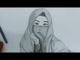Hijab menjadi ciri khas gaya busana wanita muslimah. Info Terbaru Cara Menggambar Kartun Muslimah Ideku Unik