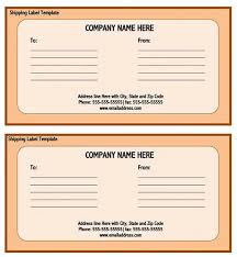 A standard shipping address label contains all key elements of any address to help deliverymen to deliver the package to its designated place. How To Make Shipping Labels In Word Free Templates