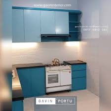 Kitchen set yang satu ini juga berukuran cukup kecil dan tidak terlalu panjang. Pin Di Gambar Kitchen Set Biru Muda Project Pulo Gebang Permai