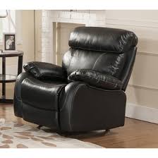 barcelona black leather rocking recliner chair black leather rocker reclining chair bonded leather recliner sofa design furniture