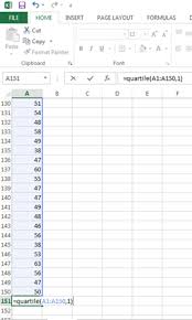 Berikut ini adalah rumus untuk mencari posisi kuartil tersebut. Ukuran Pemusatan Quartil Desil Dan Persentil Mic Excel Swanstatistics
