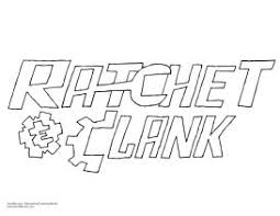 Ratchet And Clank Coloring Sheets Movie