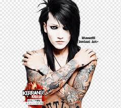 Andy sixx/biersack is my favorite singer ever!i love his voice ♥. Black Veil Brides Musician Lead Vocals Composer Ashley Black Hair Cosmetics Musician Png Pngwing