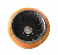 Forklift Parts PU Wheel Linde R14 R16 7 Holes Yellow 343mm*135mm*80mm